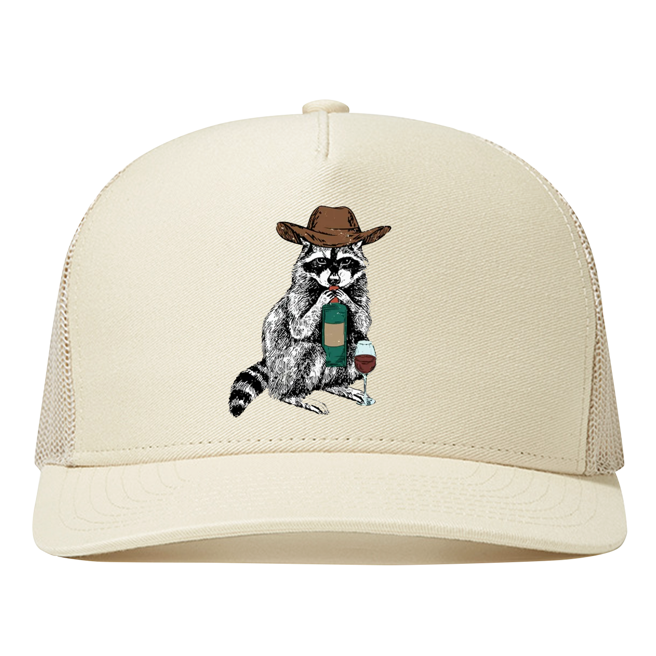 Funny Raccoon Trucker Hat