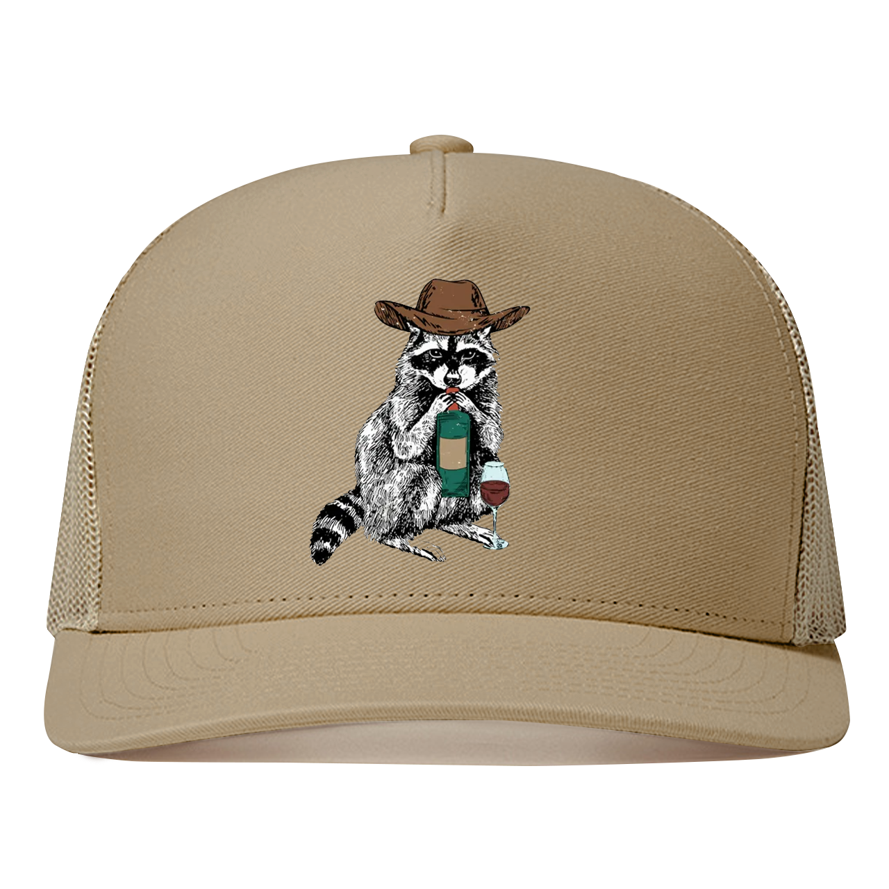 Funny Raccoon Trucker Hat