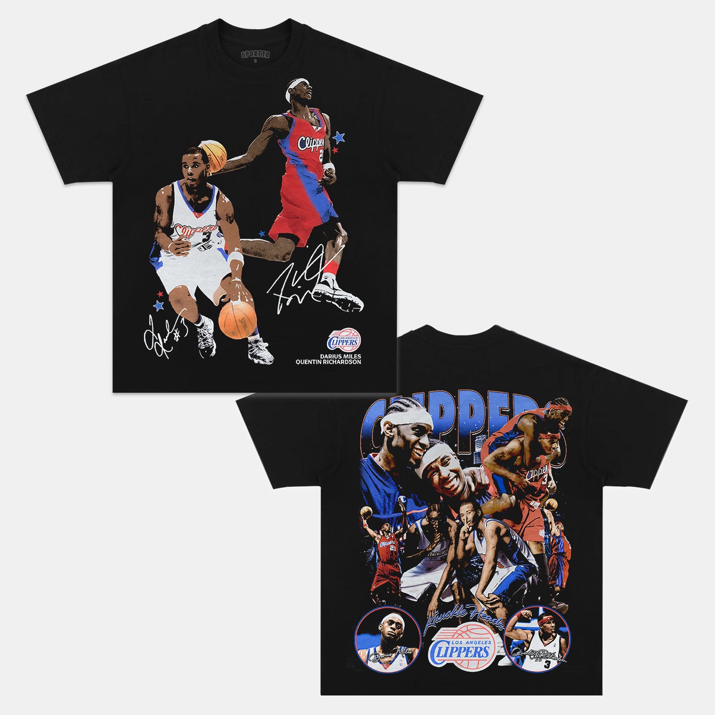 CLIPPERS - KNUCKLEHEADS OLD SCHOOL TEE 6.10