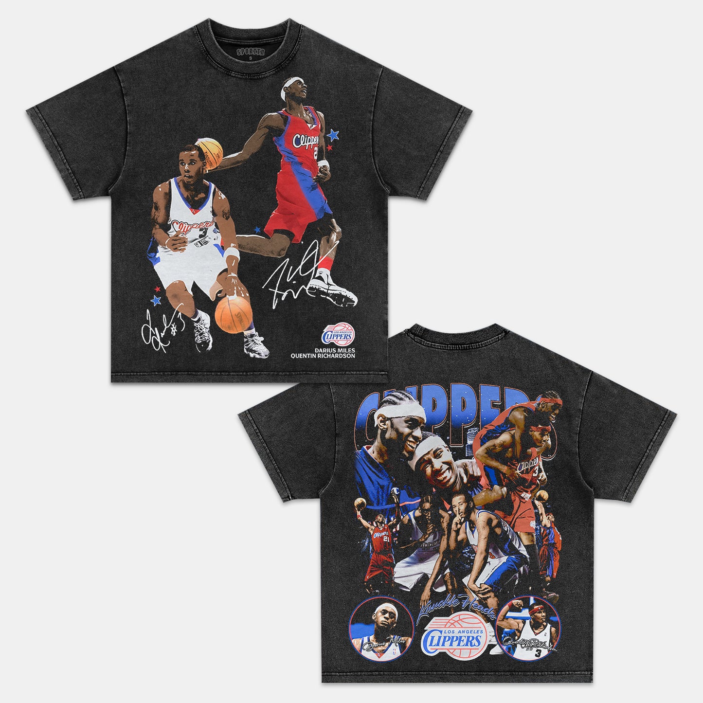 CLIPPERS - KNUCKLEHEADS OLD SCHOOL TEE 6.10
