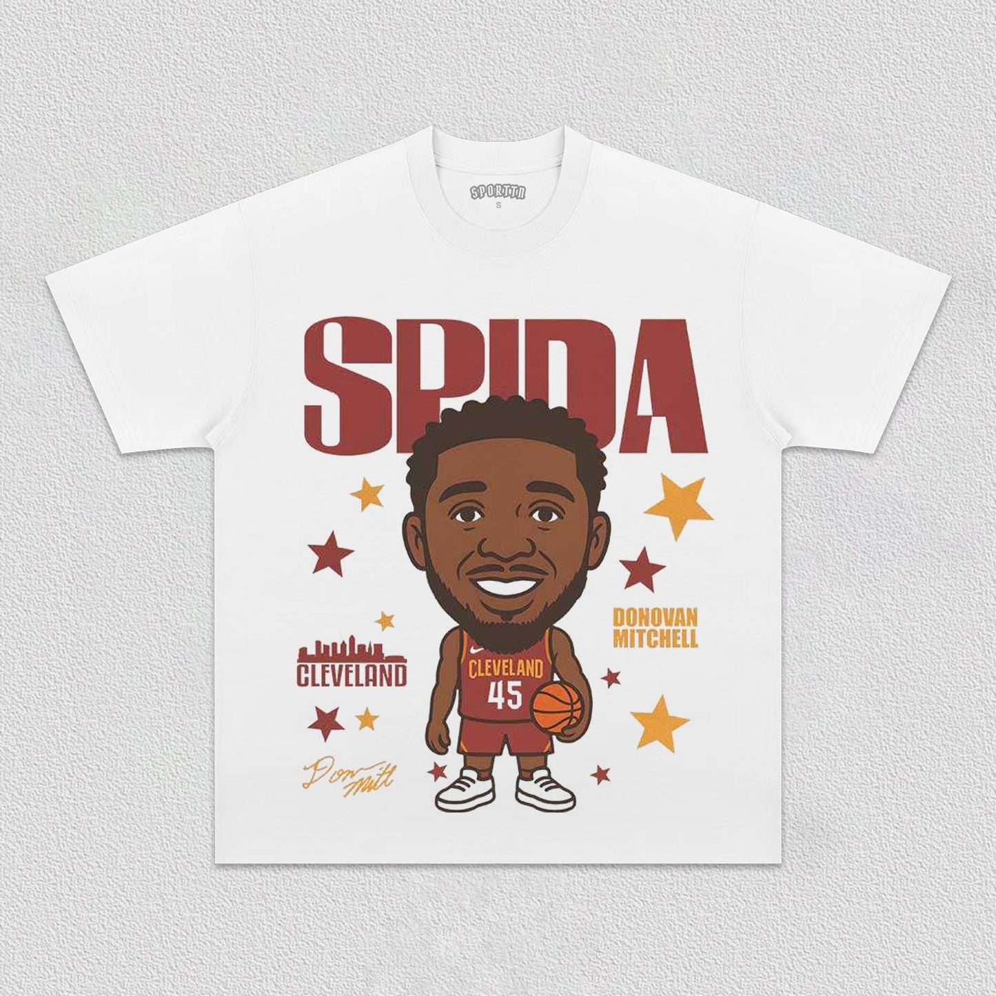 DONOVAN MITCHELL CARTOON TEE