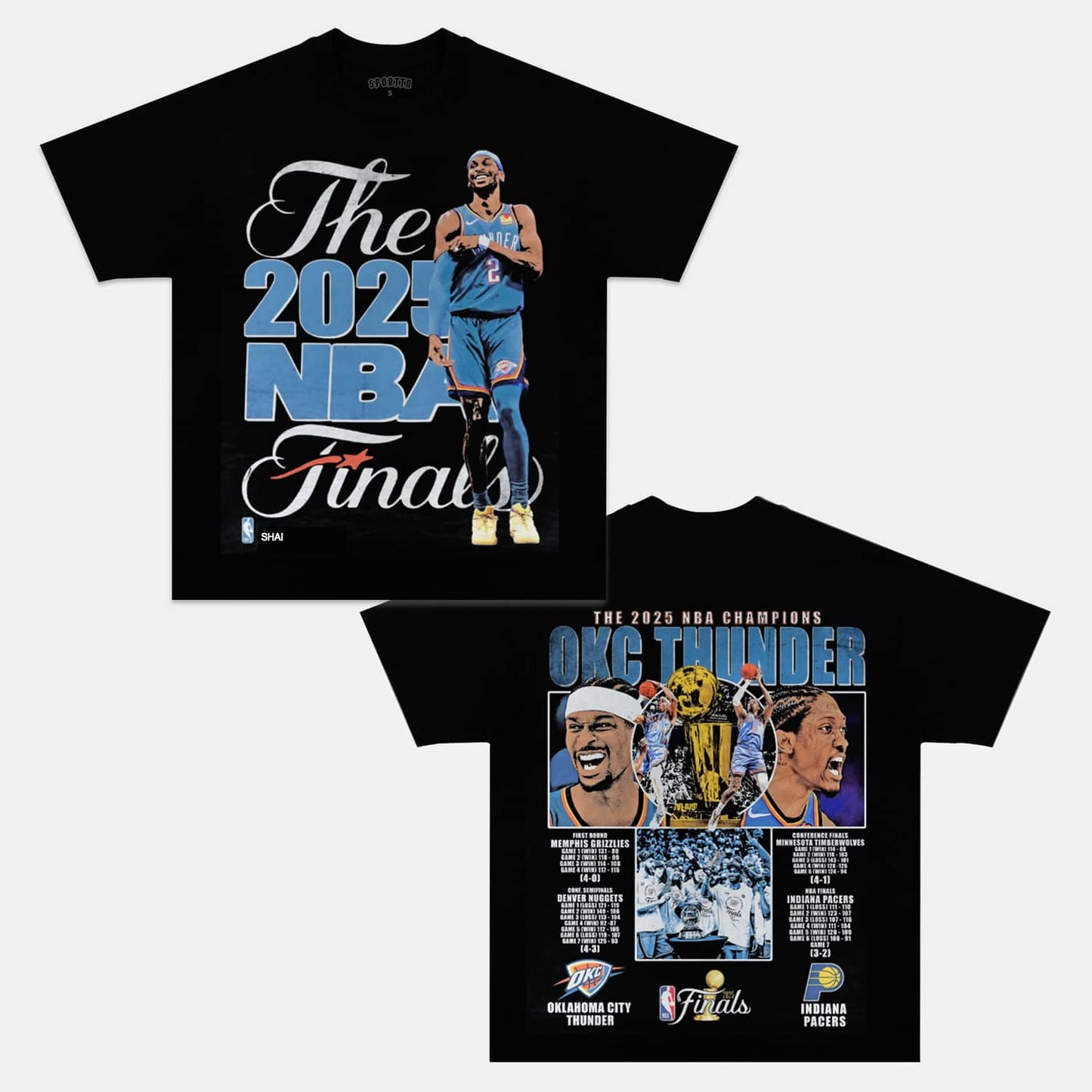 2025 OKLAHOMA CITY THUNDER V2 TEE