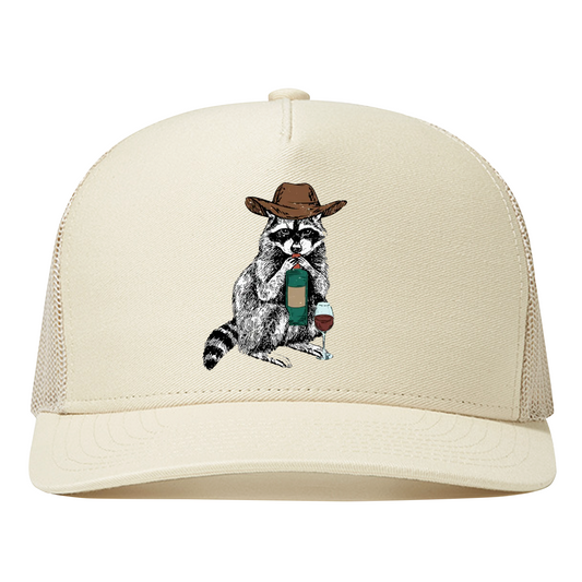 Funny Raccoon Trucker Hat 