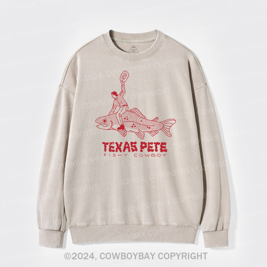 Texas Pete Cowboy Washed Sweatshirts