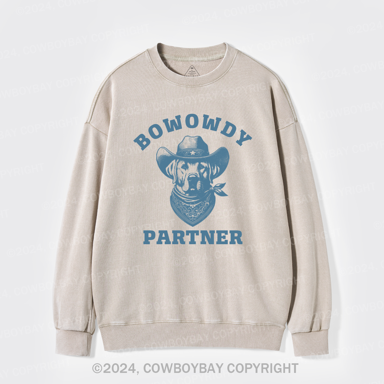 Bow-Wowdy Partner Washed Sweatshirts