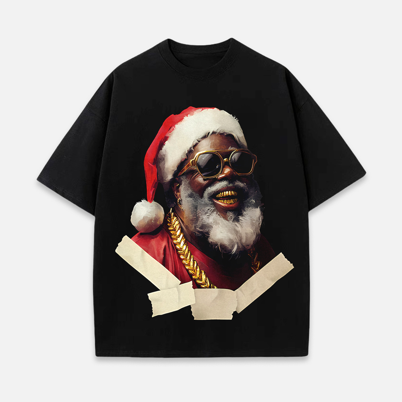 Santa Gold Grill Graphic Tee 12.10