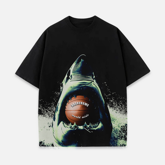 Shark basketball tee 12.10