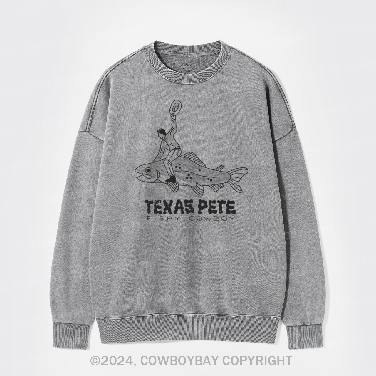 Texas Pete Cowboy Washed Sweatshirts