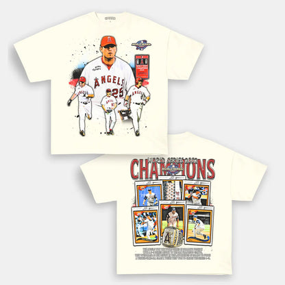 2002 WORLD SERIES CHAMPS - ANGELS TEE