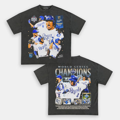 2015 WORLD SERIES CHAMPS - ROYALS TEE - [DS]