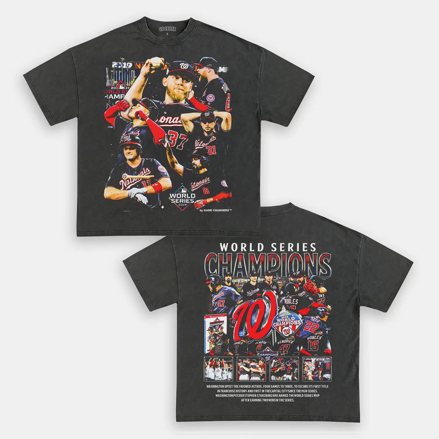 2019 WORLD SERIES CHAMPS - NATIONALS TEE - [DS]