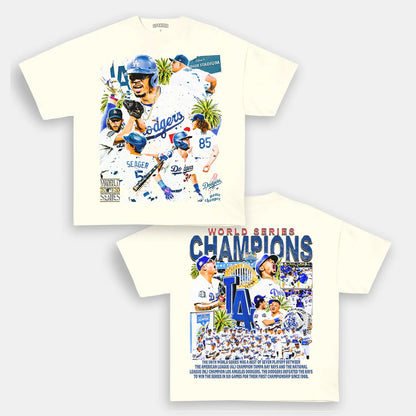 2020 WORLD SERIES CHAMPS - DODGERS TEE - [DS]