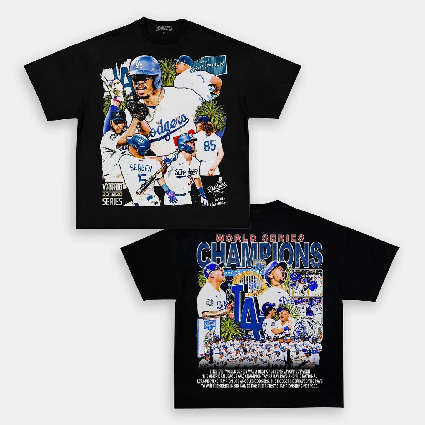 2020 WORLD SERIES CHAMPS - DODGERS TEE - [DS]