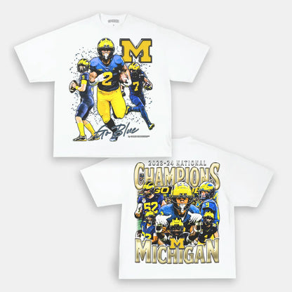 2023-24 NATIONAL CHAMPS - MICHIGAN TEE