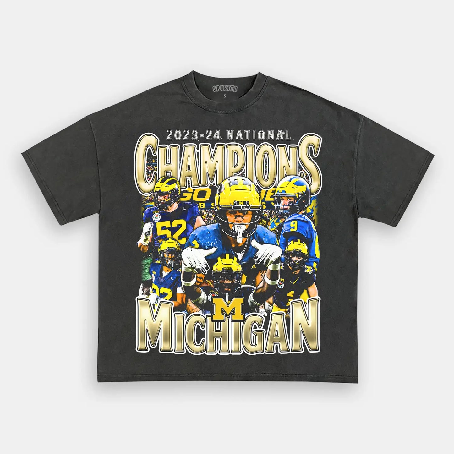 2023-24 NATIONAL CHAMPS - MICHIGAN V2 TEE