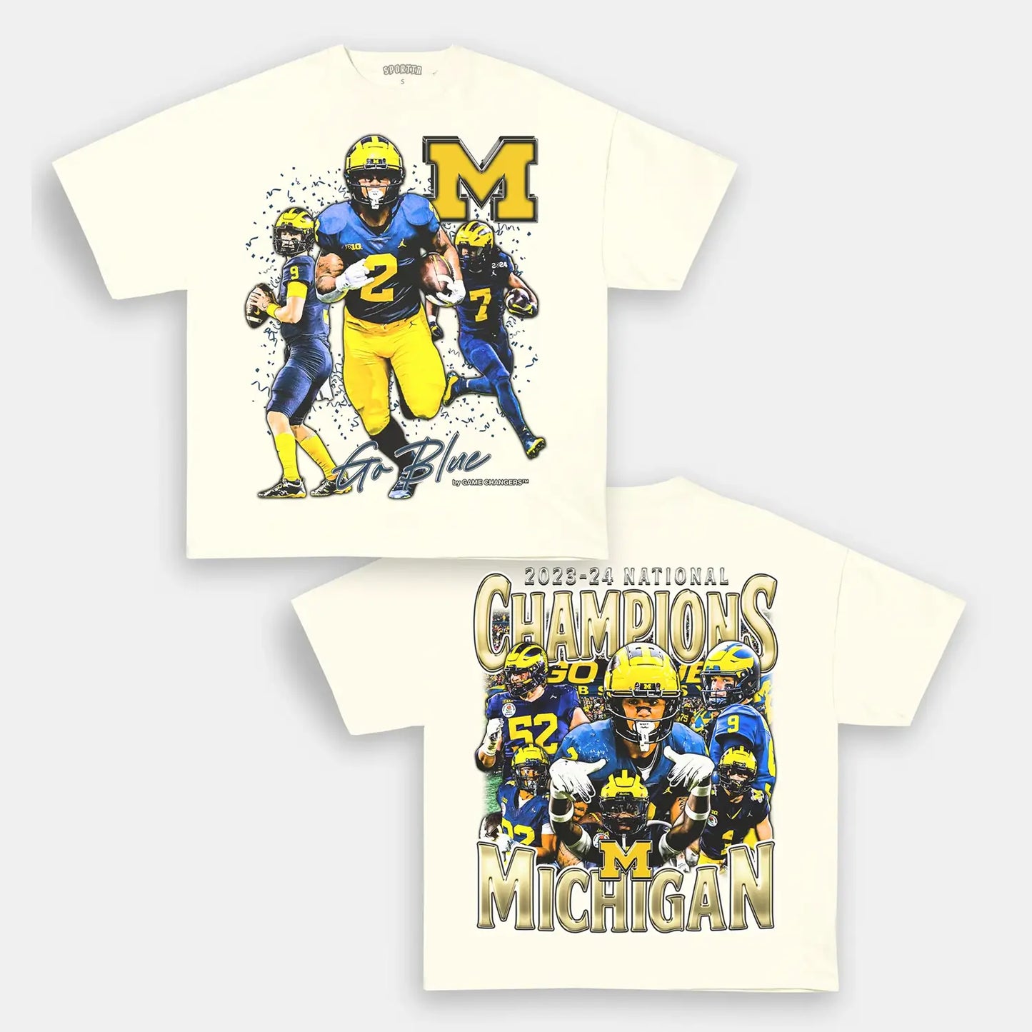 2023-24 NATIONAL CHAMPS - MICHIGAN TEE