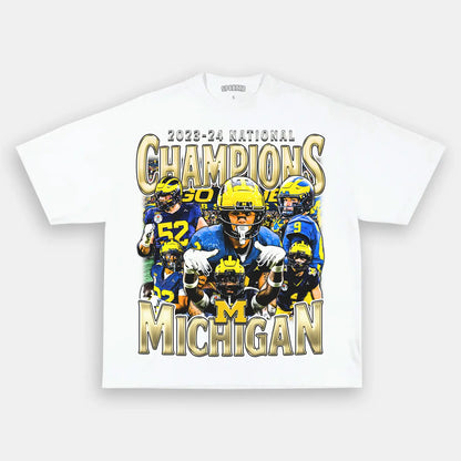 2023-24 NATIONAL CHAMPS - MICHIGAN V2 TEE