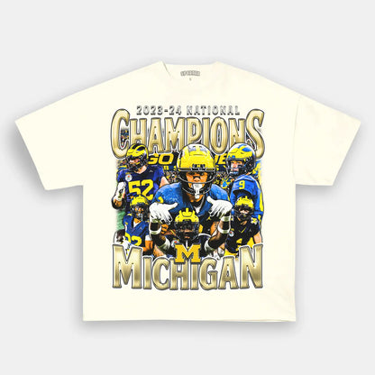 2023-24 NATIONAL CHAMPS - MICHIGAN V2 TEE