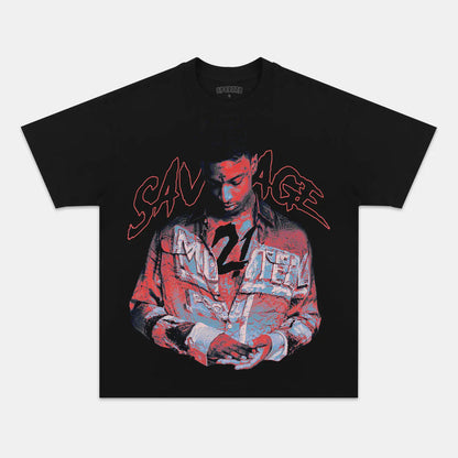 21 SAVAGE SLAUGHTER TAPE TEE