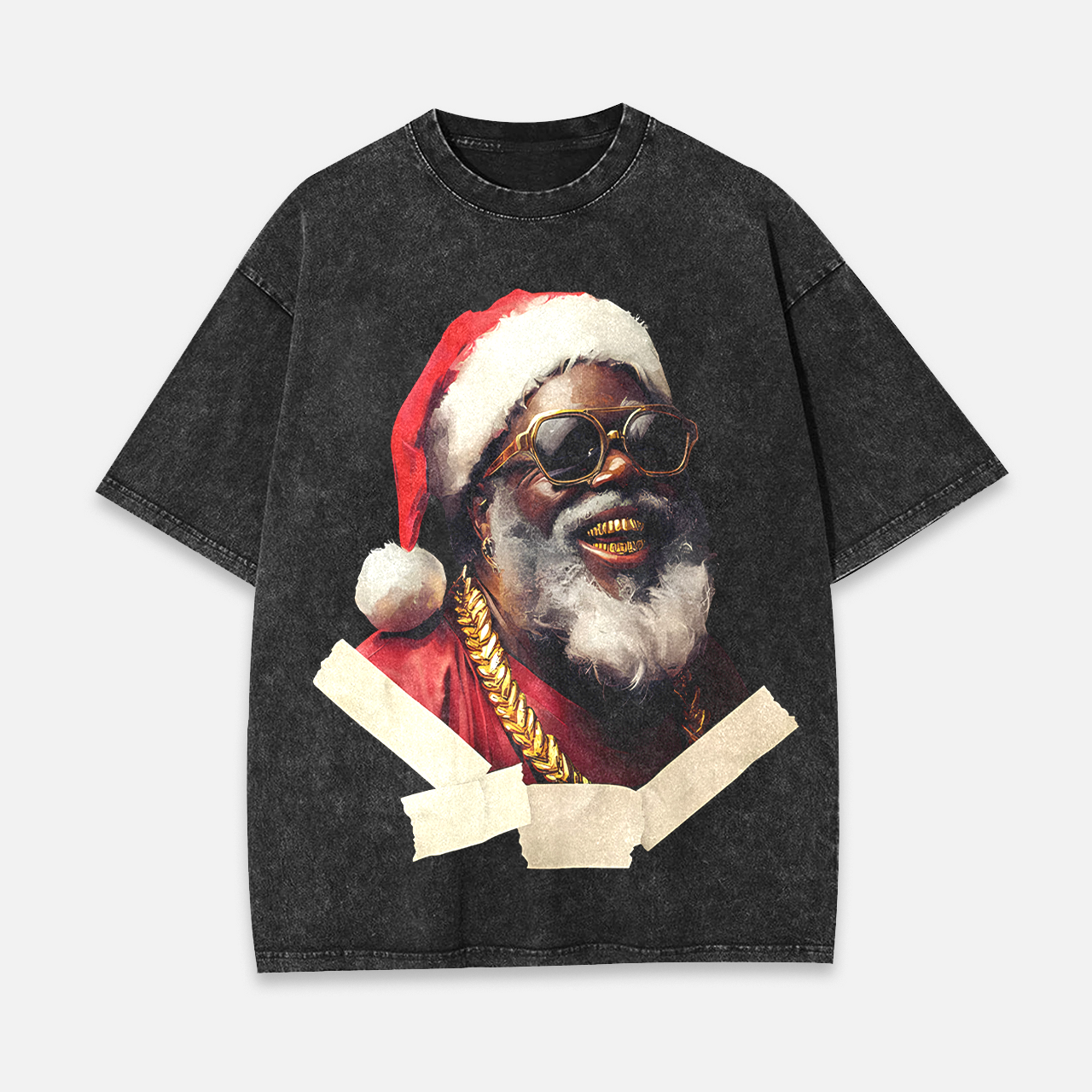 Santa Gold Grill Graphic Tee 12.10