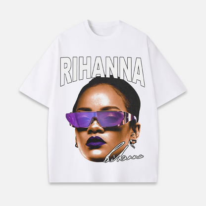 RIHANNA BIG FACE TEE