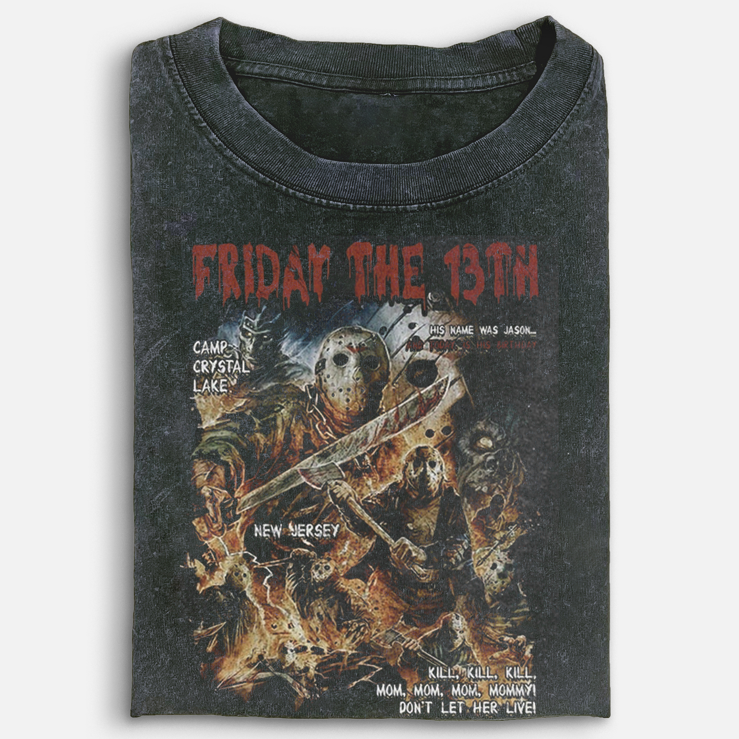 Vintage Friday the 13th Horror Movie T-shirt