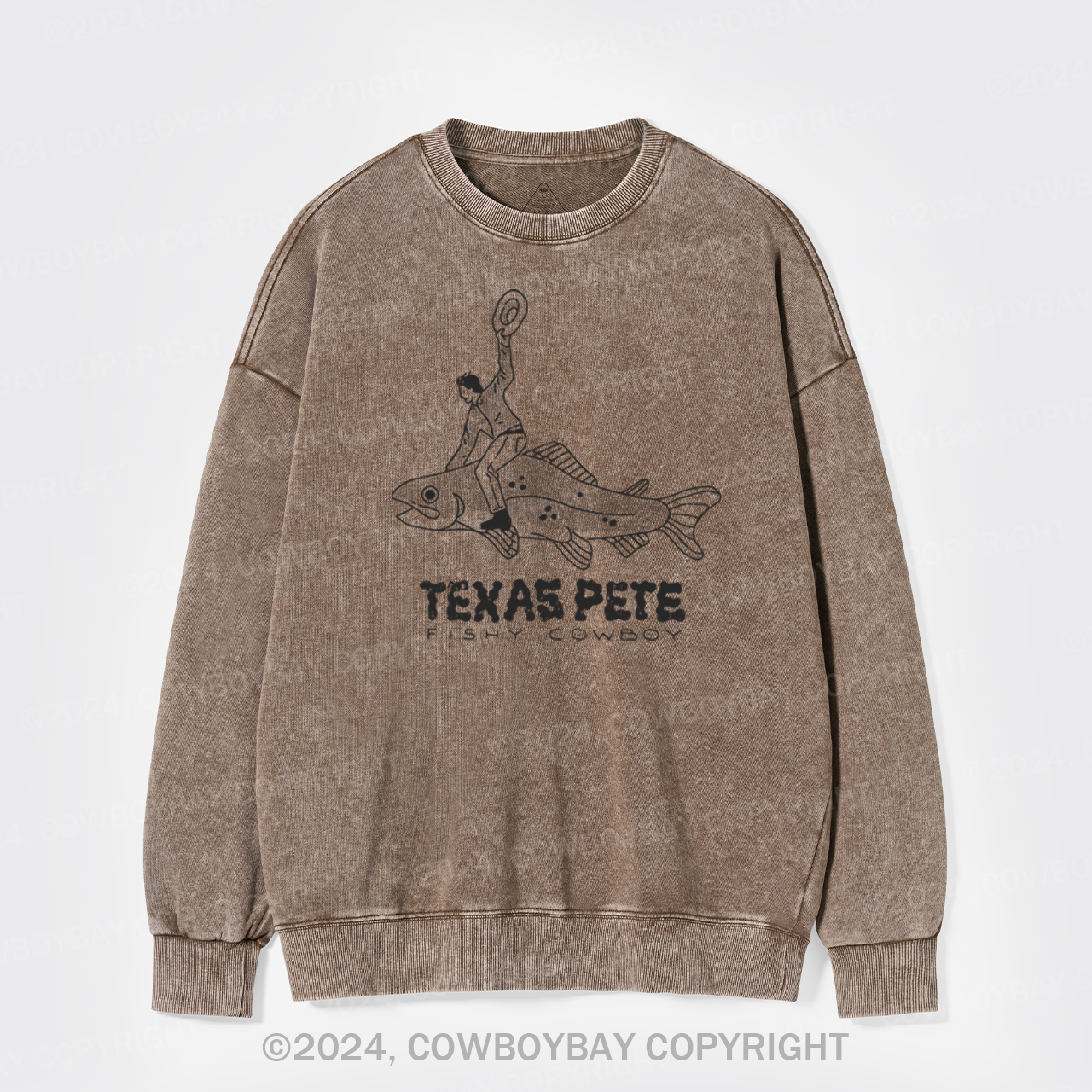 Texas Pete Cowboy Washed Sweatshirts