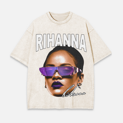 RIHANNA BIG FACE TEE