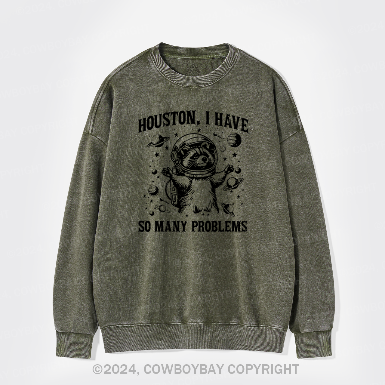 Space Explorer Washed Sweatshirts