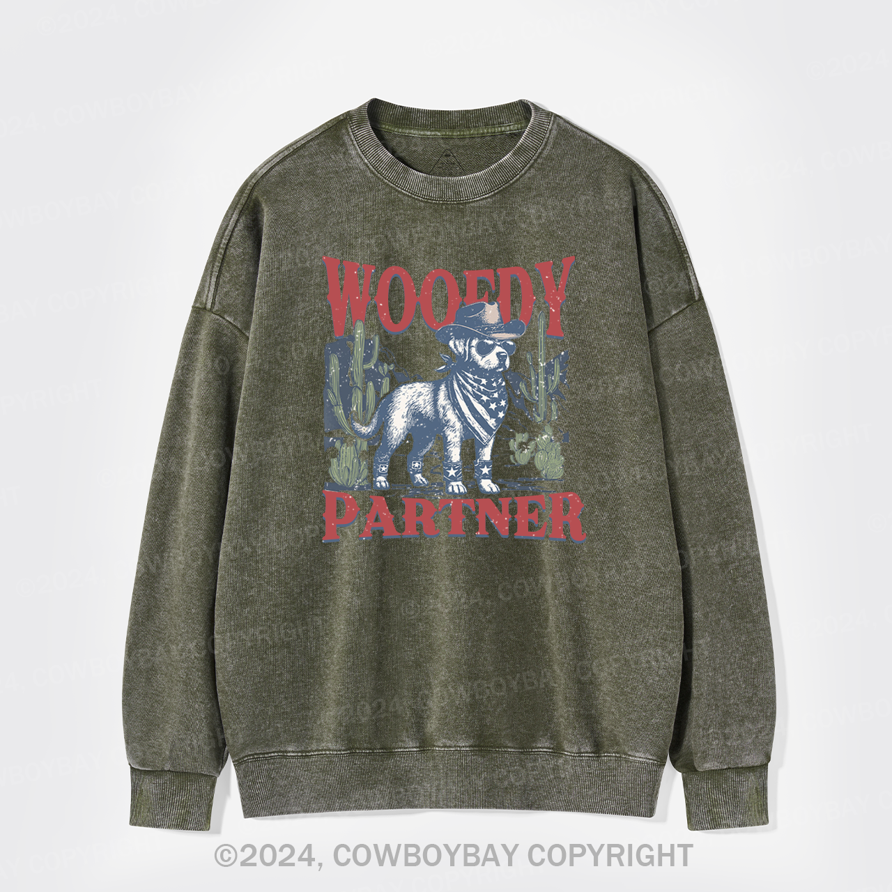 Childless Dog Lady Washed Sweatshirts