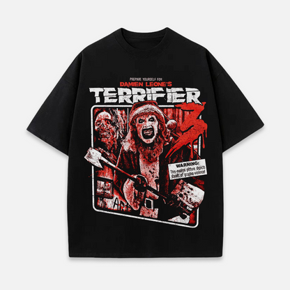 TERRIFIER 3 UNRATED TERROR T-SHIRT