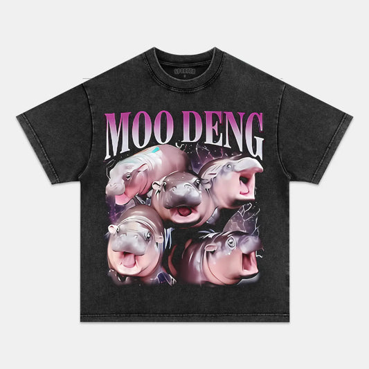 FUNNY MOO DENG HIPPO T-SHIRT