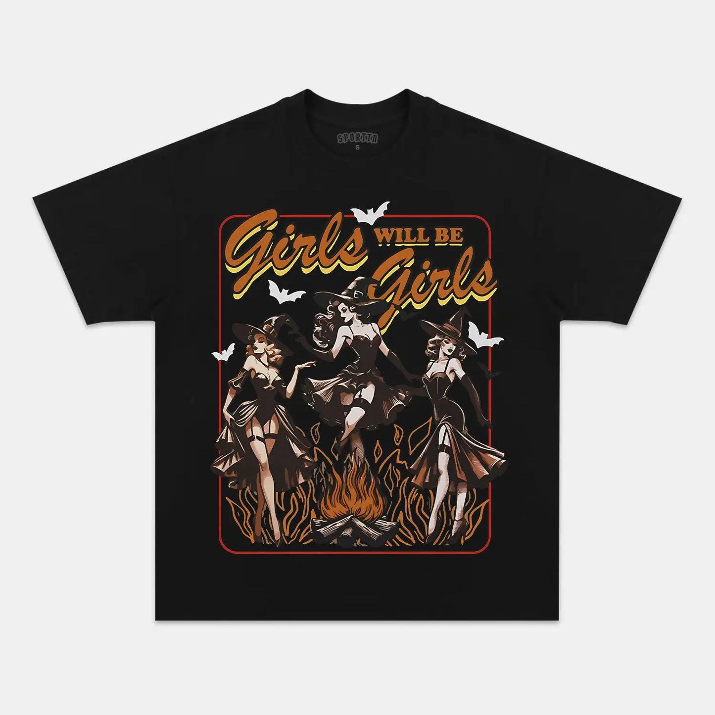 GIRLS WILL BE GIRLS HALLOWEEN TEE