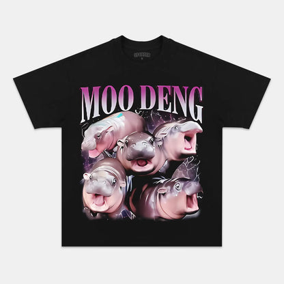 FUNNY MOO DENG HIPPO T-SHIRT