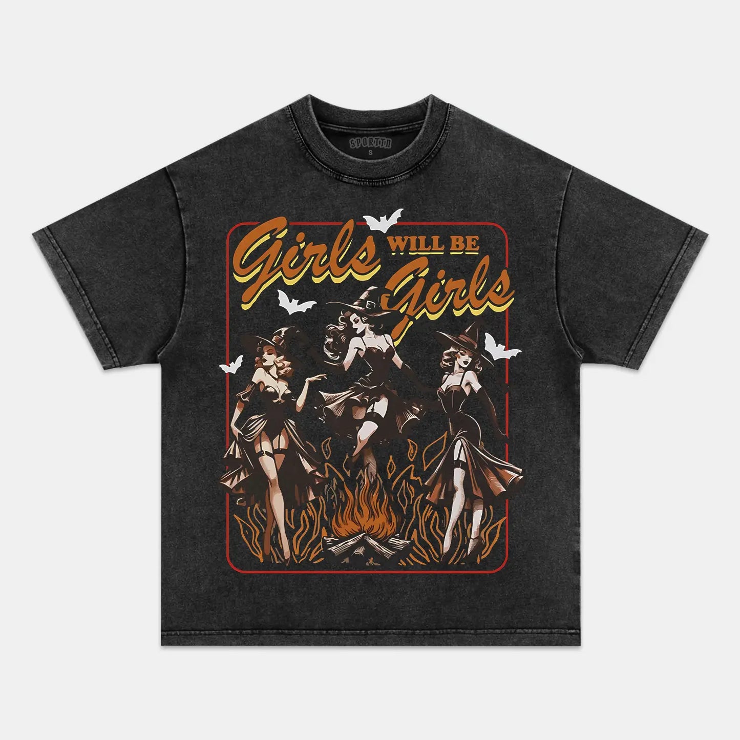 GIRLS WILL BE GIRLS HALLOWEEN TEE