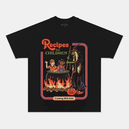 RETRO MOVIES RHODES RECIPES FOR CHILDREN T-SHIRT