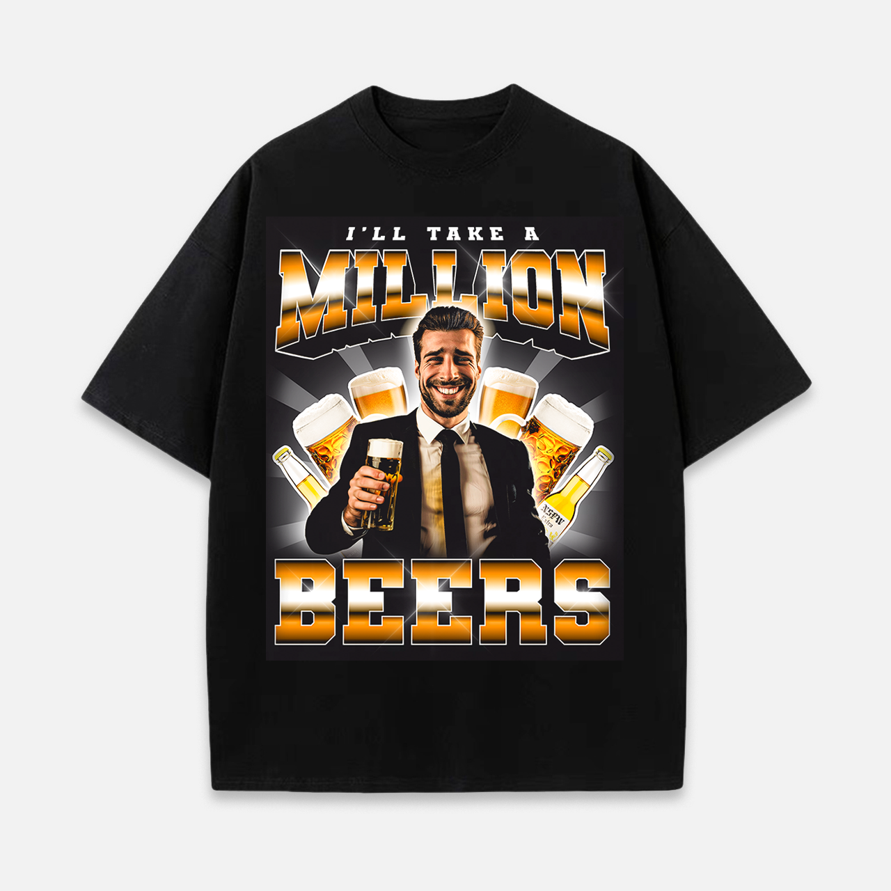 A MILLION BEERS VINTAGE TEE