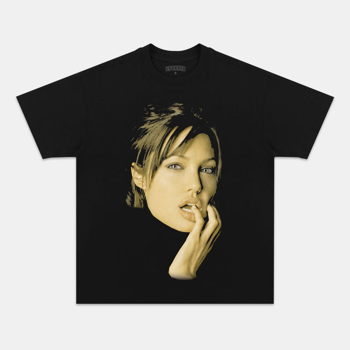 ANGELINA JOLIE BIG FACE TEE