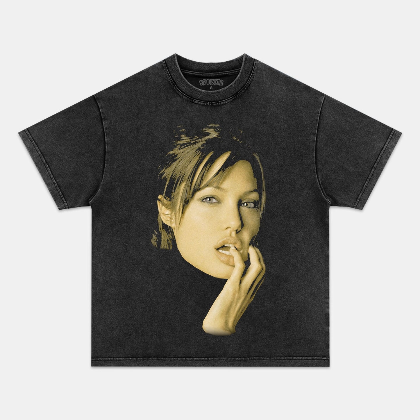 ANGELINA JOLIE BIG FACE TEE