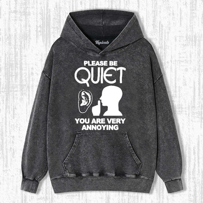 BE QUIET HOODIE