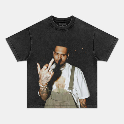 BIG FACE CHRIS BROWN TEE