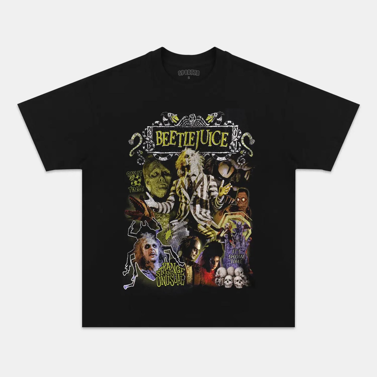 Beetlejuice Vintage Oversized Tee