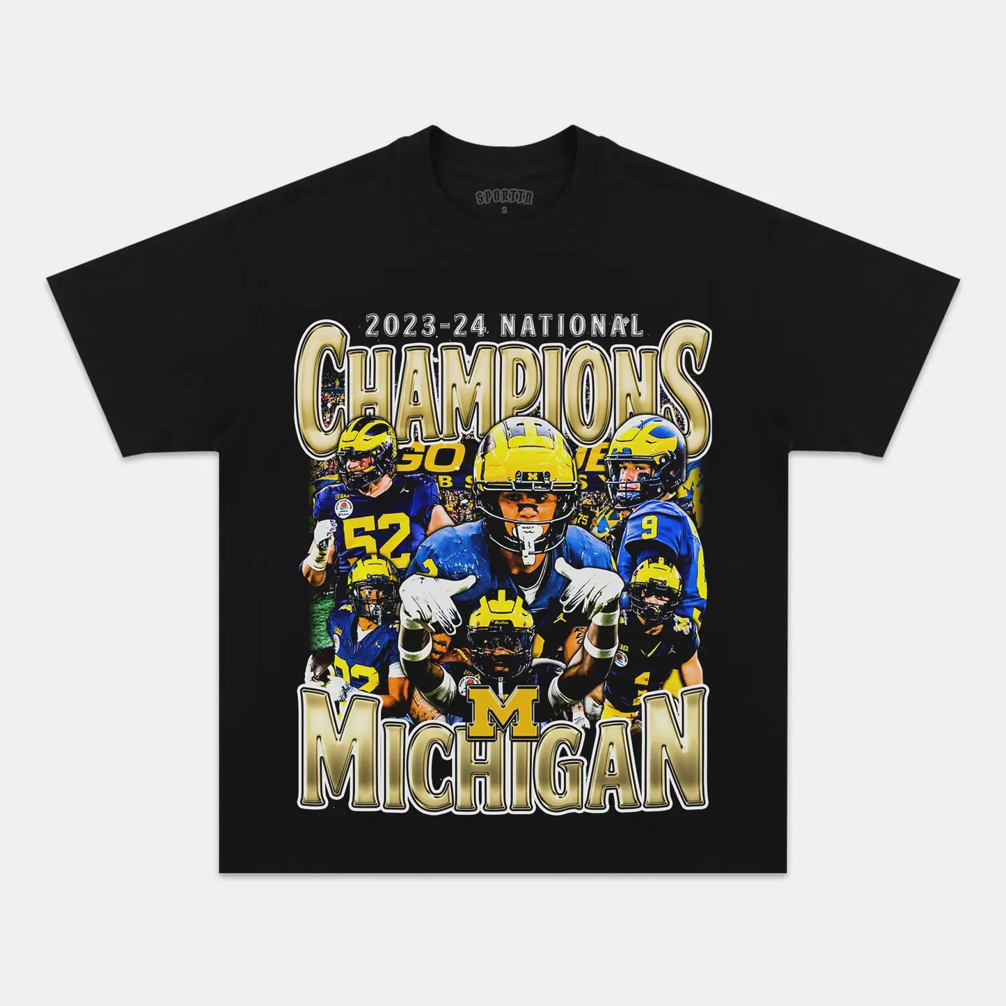 2023-24 NATIONAL CHAMPS - MICHIGAN V2 TEE