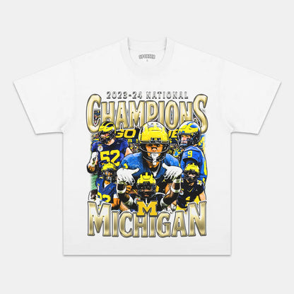 2023-24 NATIONAL CHAMPS - MICHIGAN V2 TEE