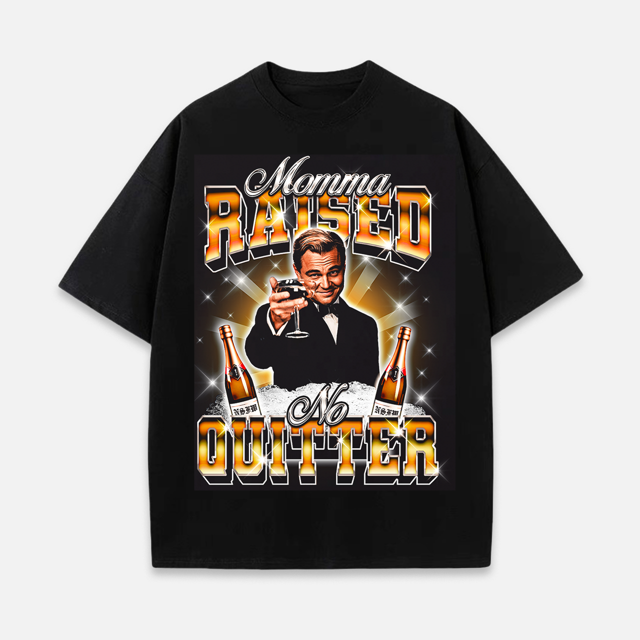 MOMMA RAISED NO QUITTER VINTAGE TEE