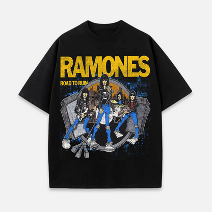 RAMONES ROAD TO RUIN TEE