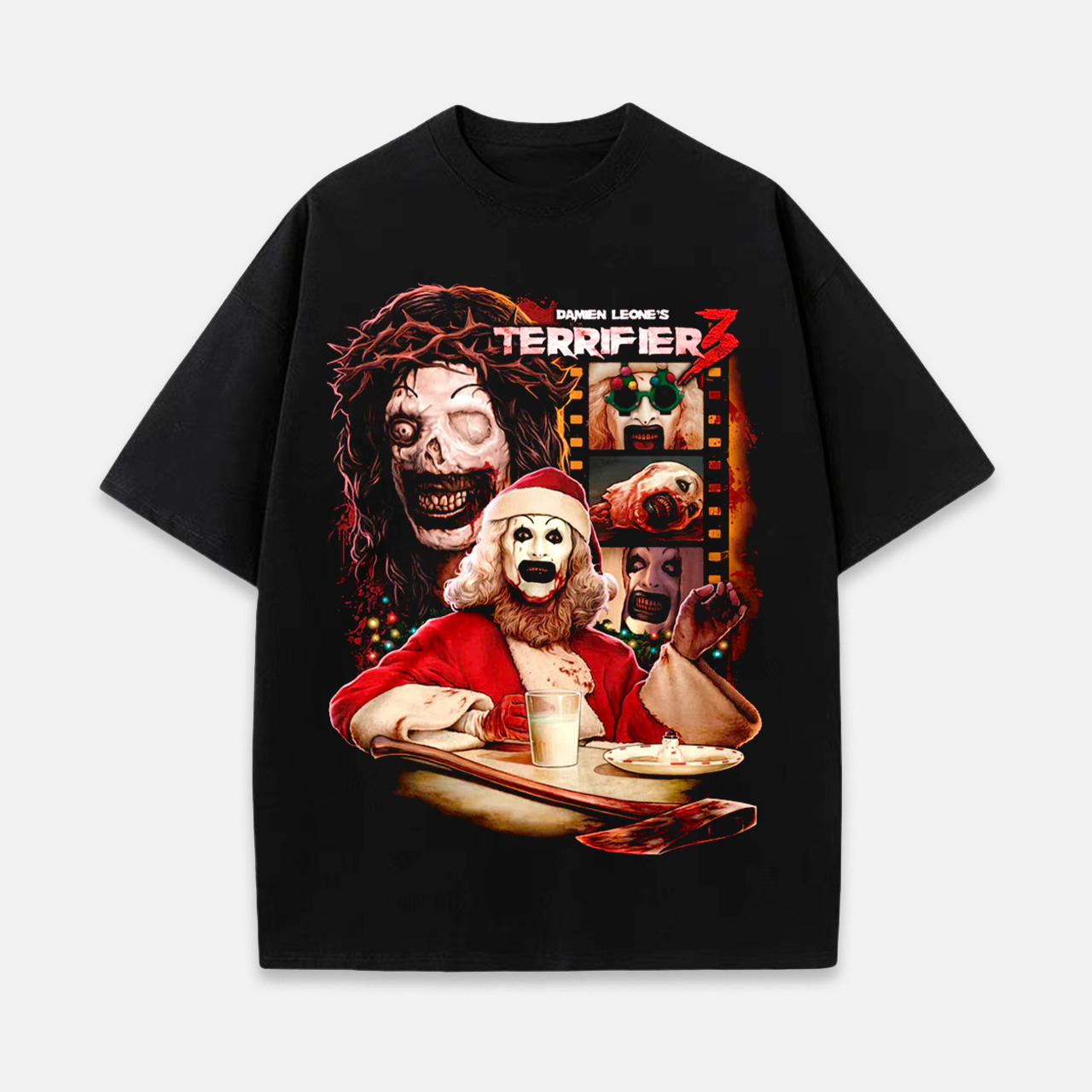 TERRIFIER 3 NIGHT BEFORE KILLMAS T-SHIRT