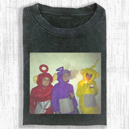 WACKY pattern TEE. 7.19