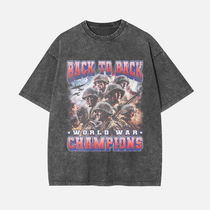 BACK TO BACK WORLD WAR CHAMPIONS VINTAGE TEE