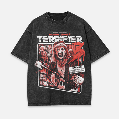 TERRIFIER 3 UNRATED TERROR T-SHIRT